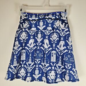 Sparkle Skirts Bolder Blue White dot Skort XS running pickleball tennis gorpcore